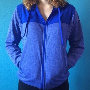 Adidas zip up sweat shirt